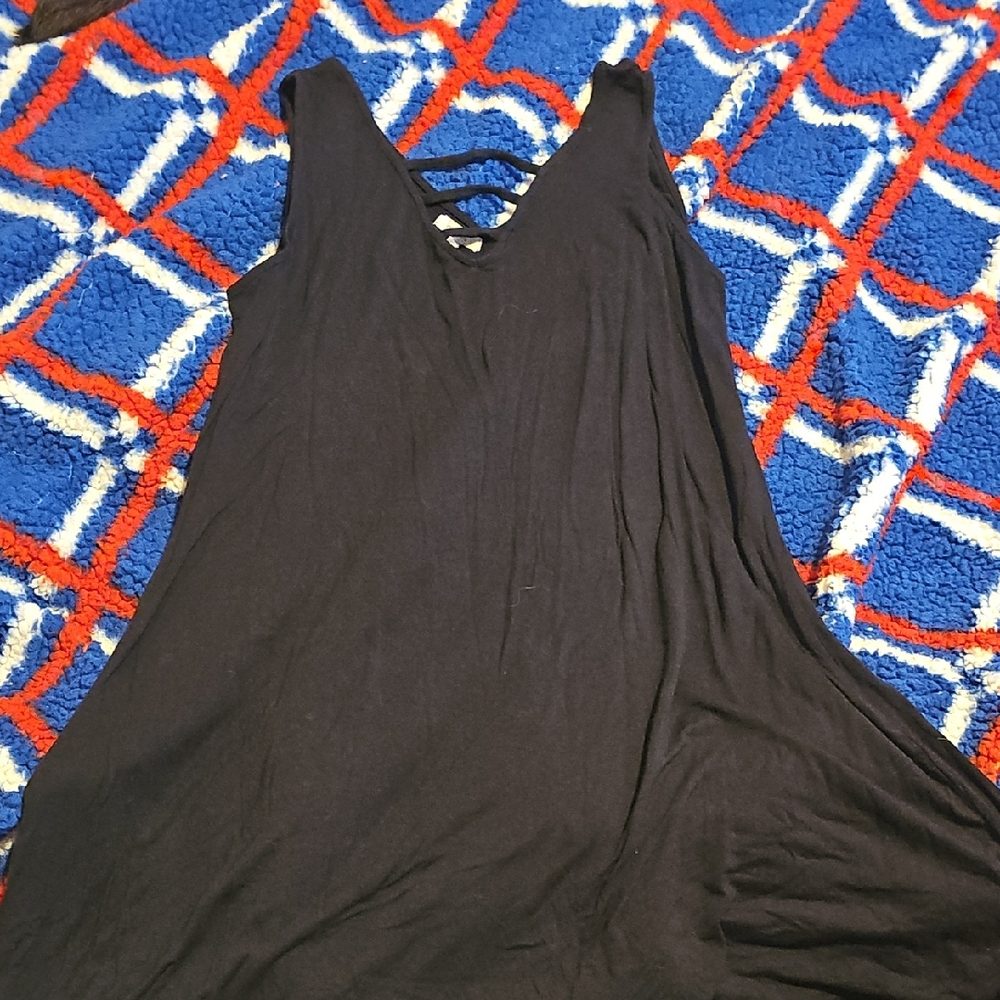 Maurices Black Strappy Top